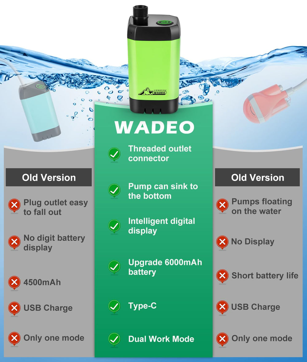 WADEO digital display shower highlights real-time temp and power at a glance.