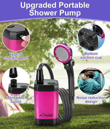 WADEO portable shower pet-bath setup for clean, comfortable pet washes