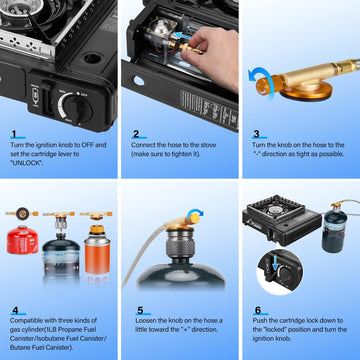 WADEO 1m stainless-steel hose handles heat well for longer, safer use.