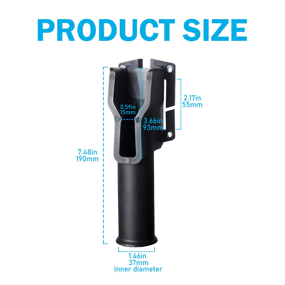 Rod holder showing 24 adjustable angles