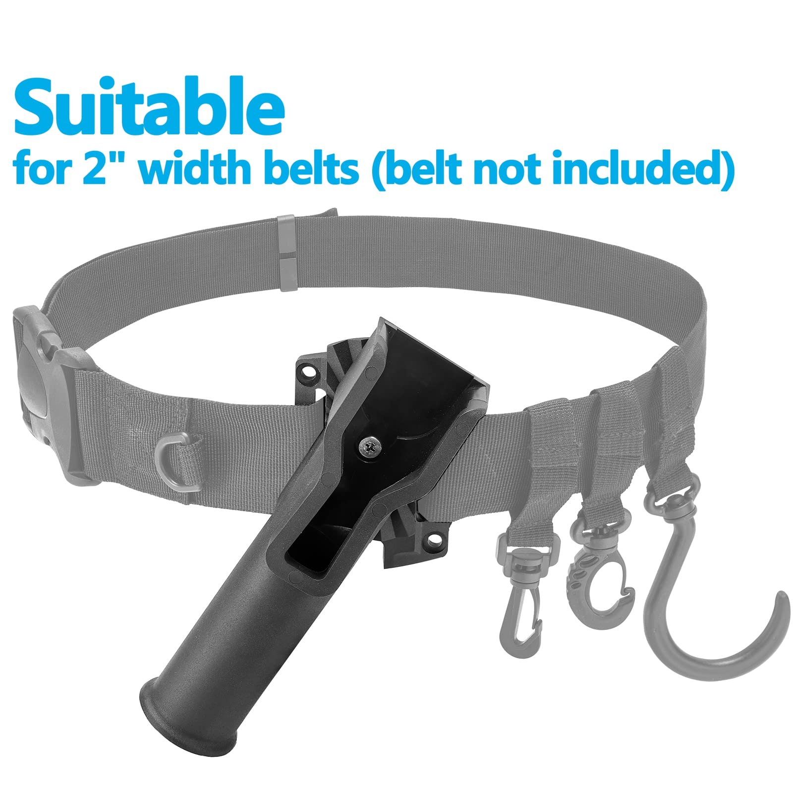 Lightweight rod holder weighing 3 ounces