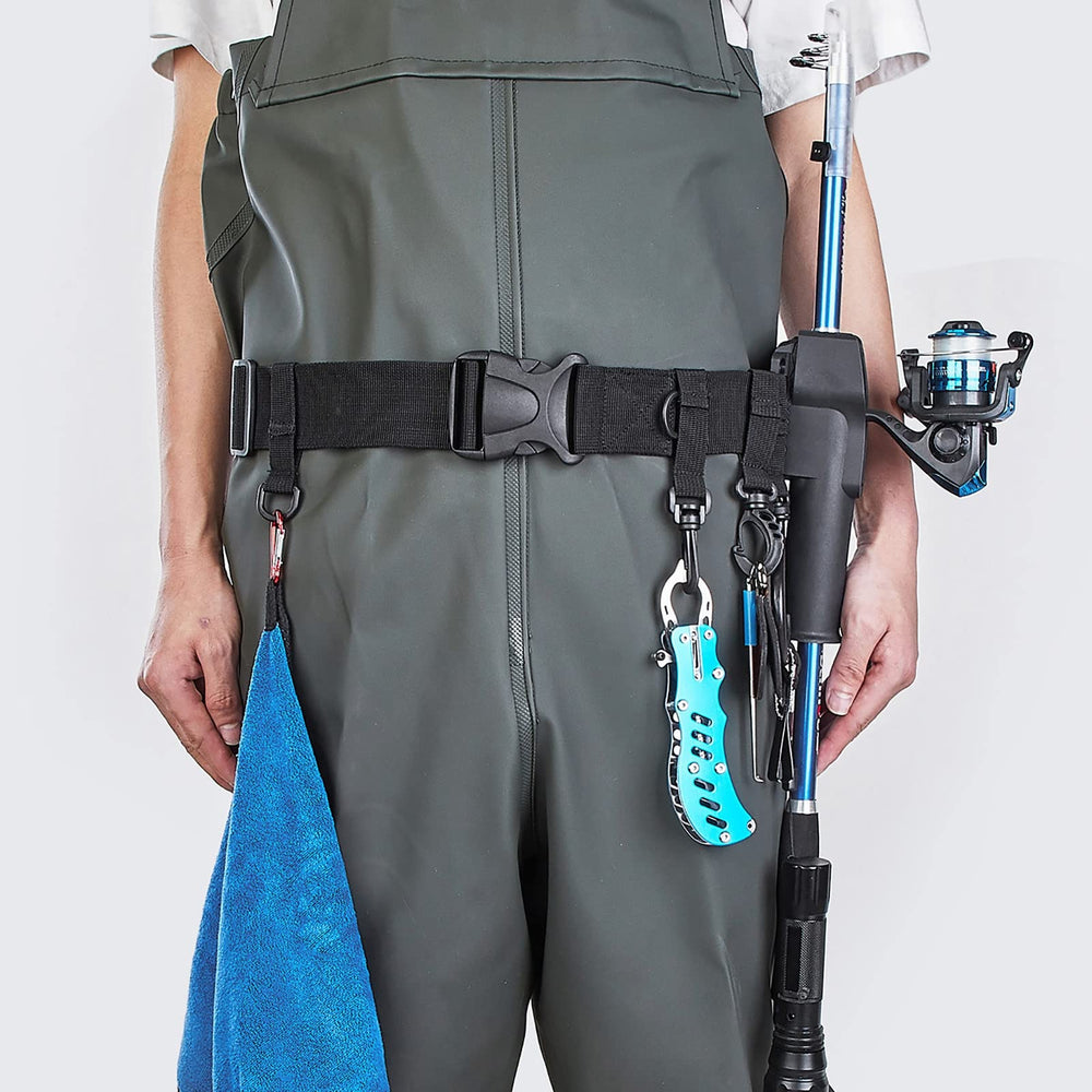 Rod holder in use on water for easy lure changes