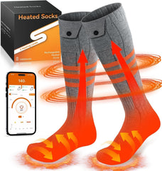 Waestcia heated socks with app control for hands-free warmth during hiking