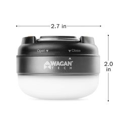 Wagan Camplites Dome Lantern magnets for hands-free mounting.