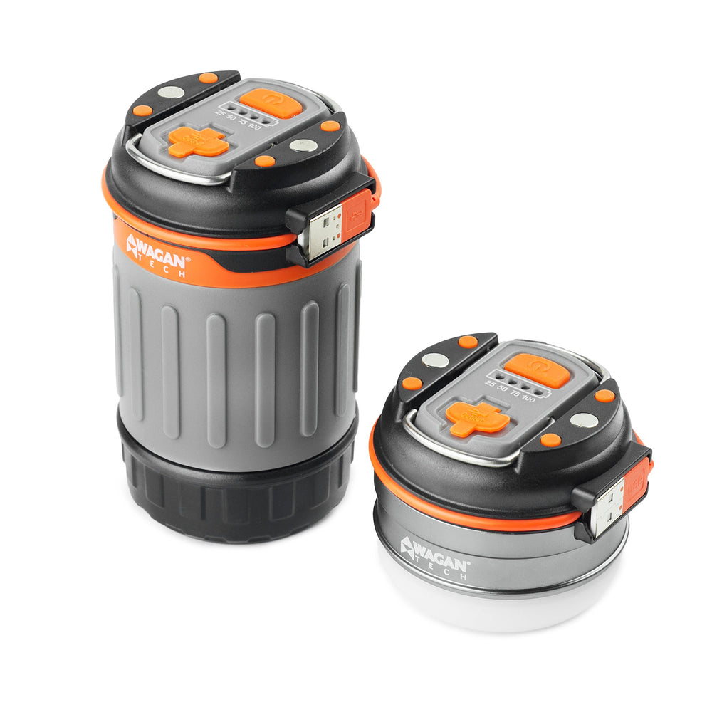 Wagan EL4304 collapsible lantern packs away neatly for travel.
