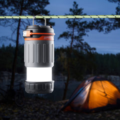 Wagan EL4304 lantern USB port for charging devices during trips.