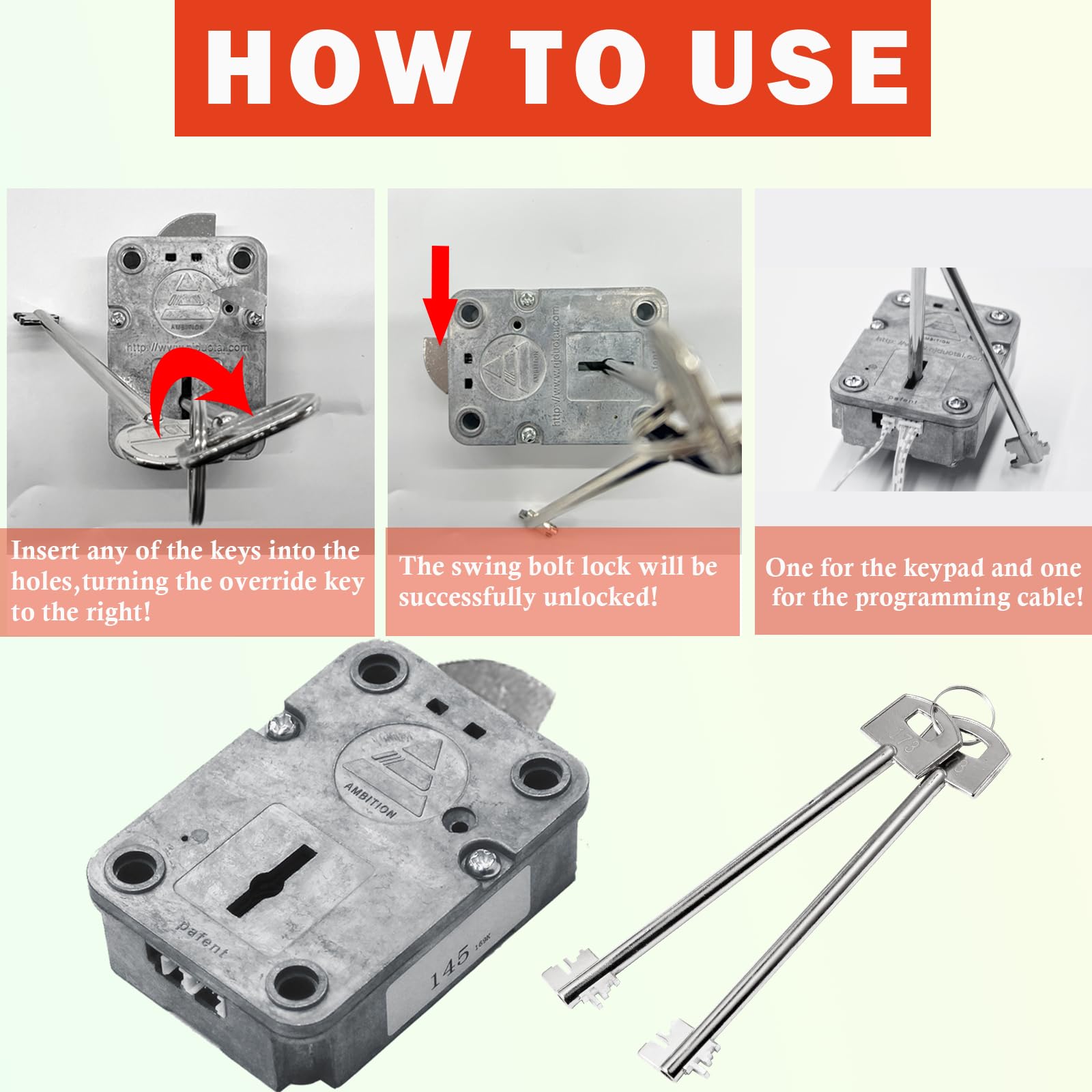 WAH LIN PARTS safe-application various uses conveys compatibility for gun safes and hotel safes