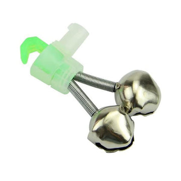 Wakauto fishing bell alarm clip attached to rod tip signals bites clearly