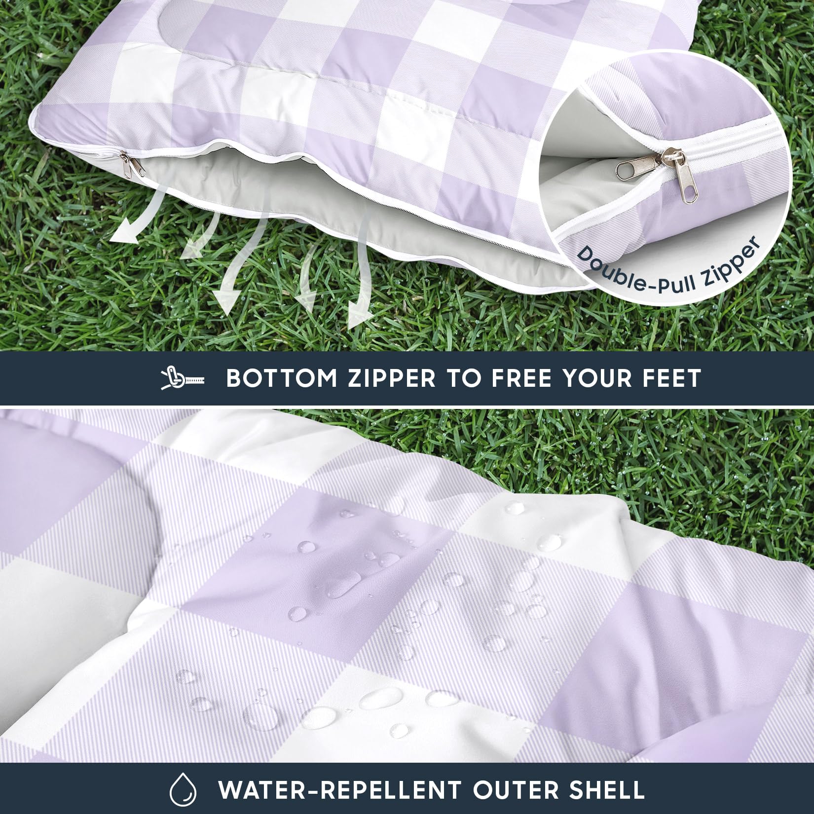 Wake In Cloud water-repellent shell protects against light rain on outdoor trips.