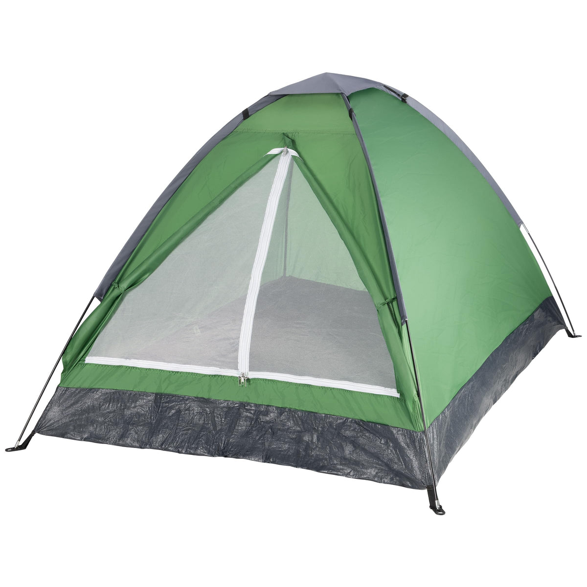 Wakeman Outdoors 2-person tent exterior in green for backpacking and beach trips.