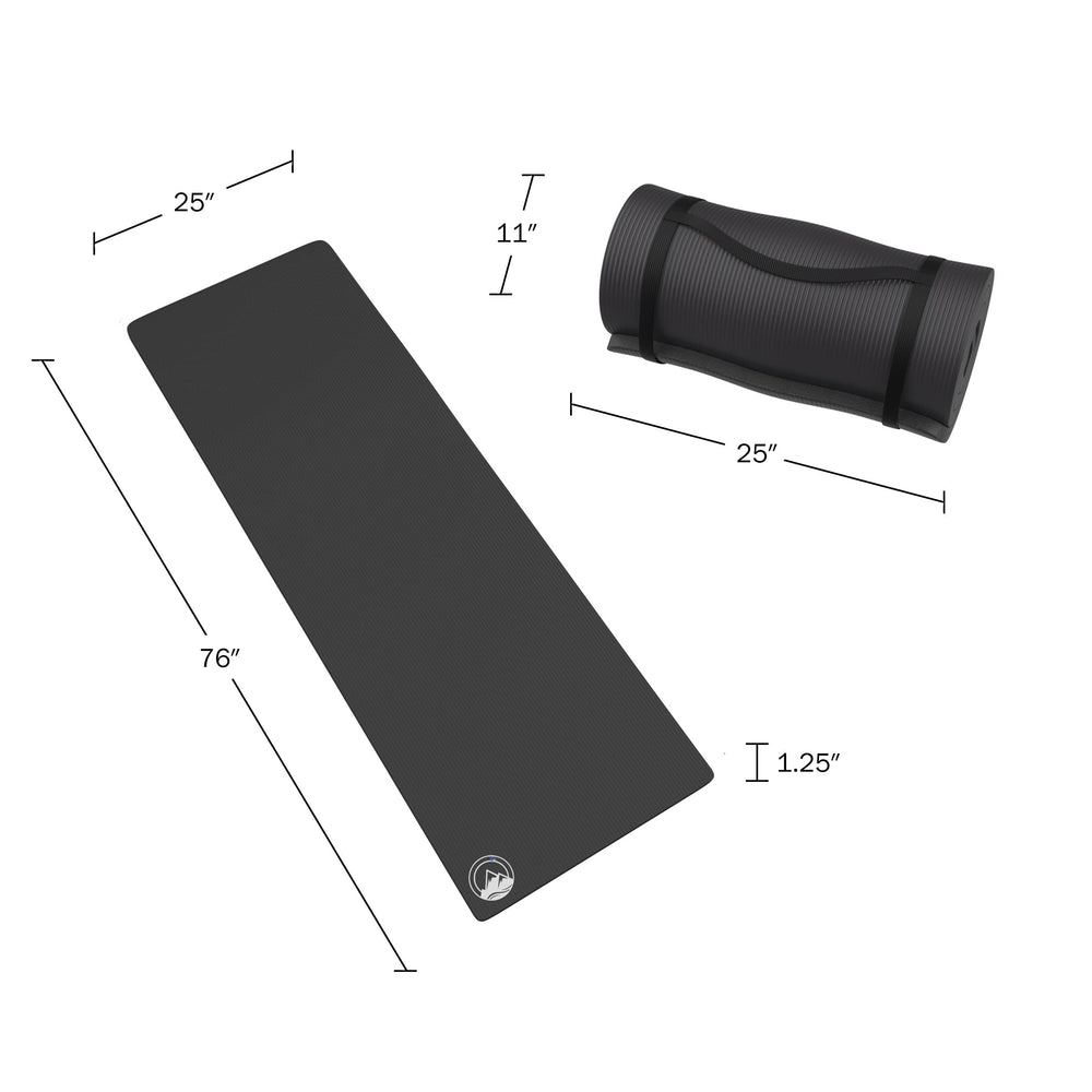 Wakeman 76-inch sleeping mats provide extra length for tall sleepers