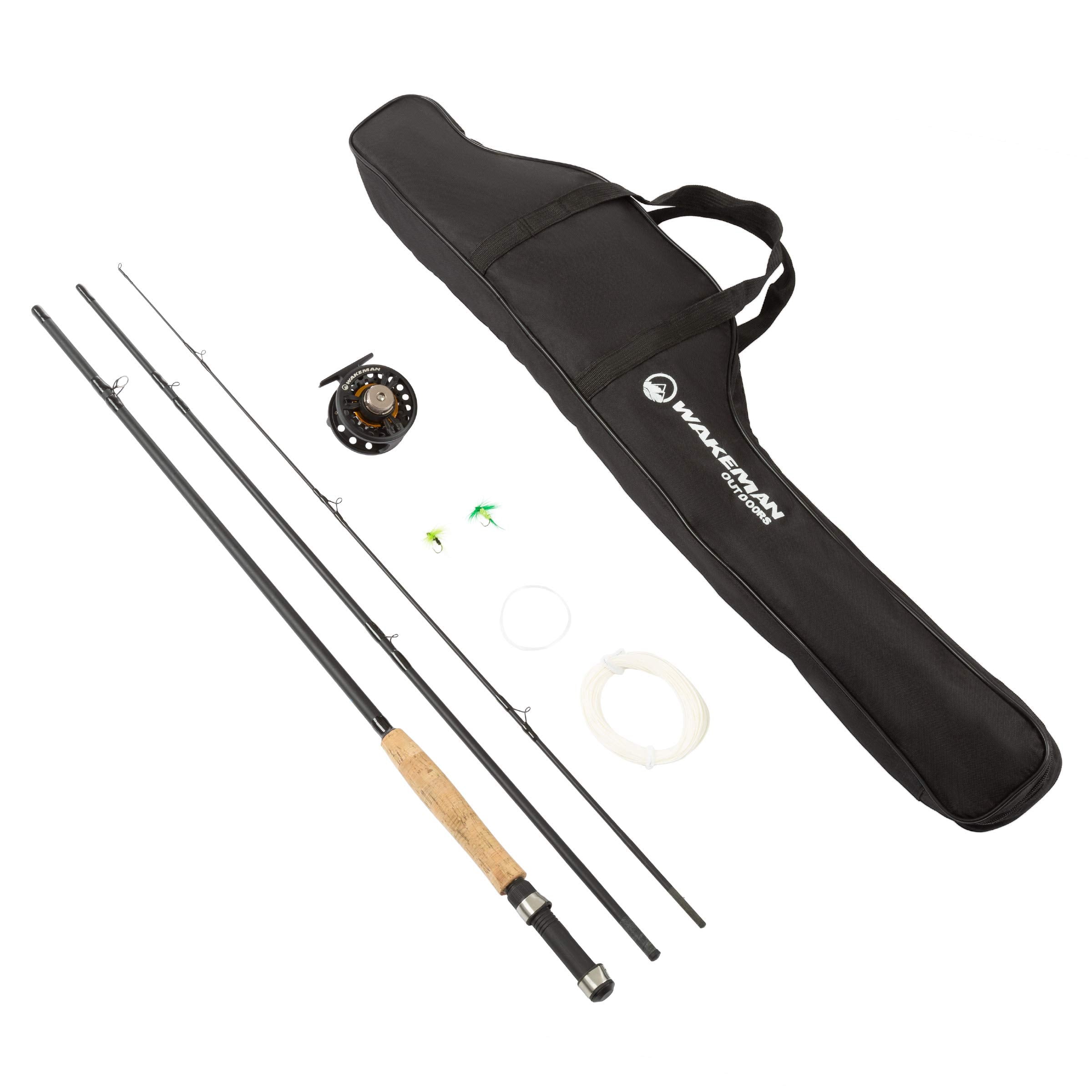 Wakeman 97-inch fly rod assembled for long-distance casting.