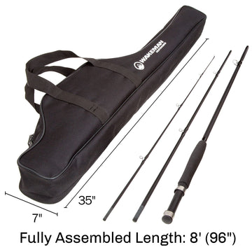 Wakeman travel carrying case keeps gear organized for easy transport.