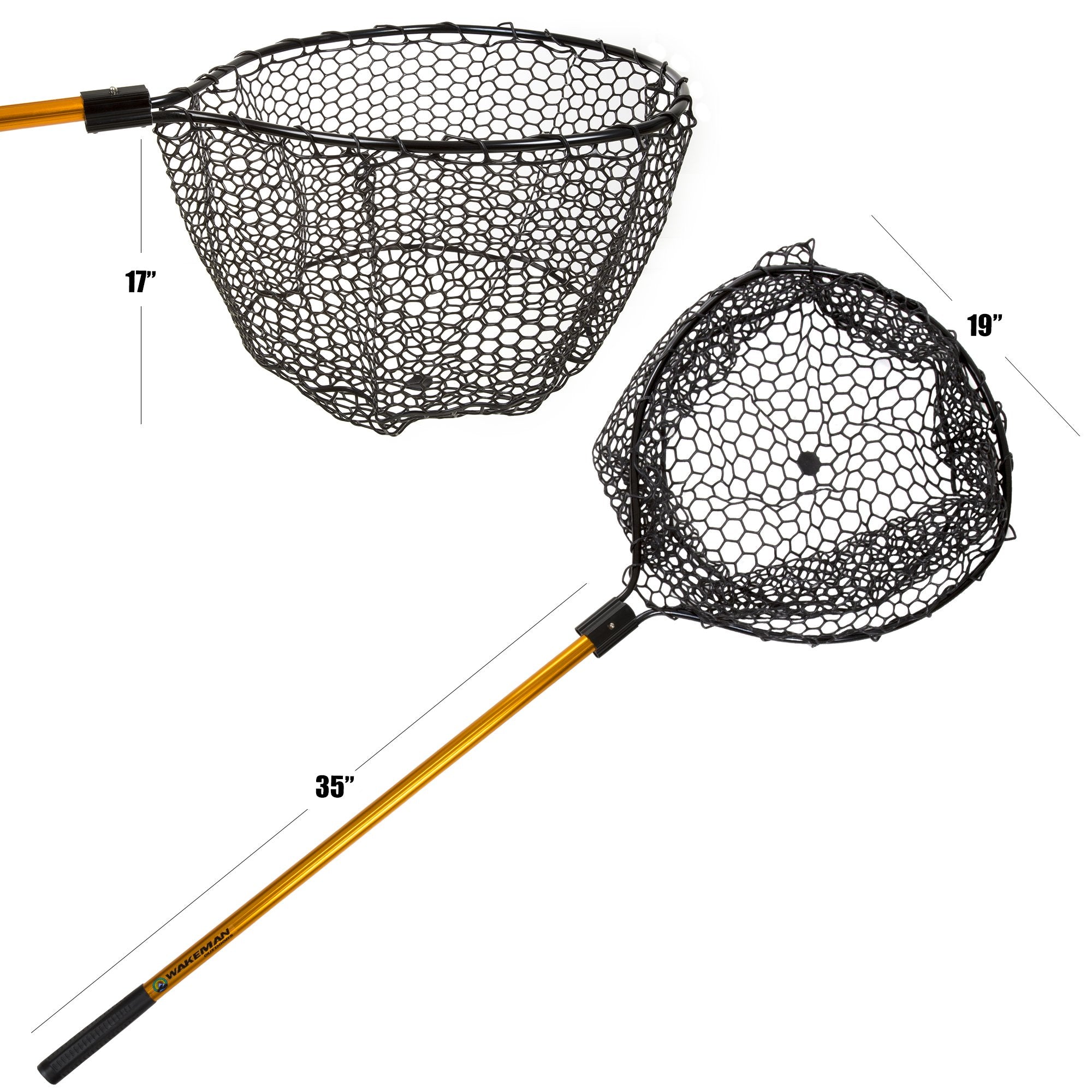 Wakeman collapsible net 56-inch retracted for compact transport