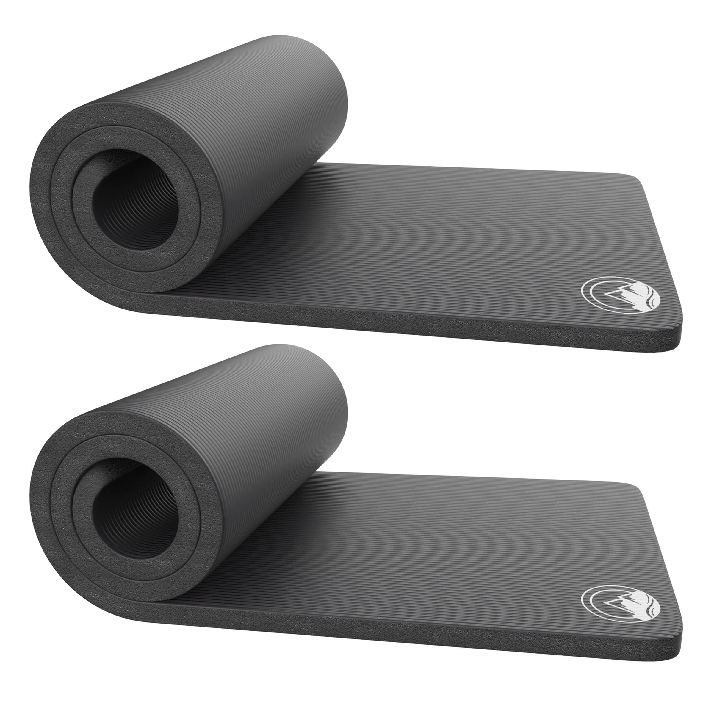 Wakeman 2-pack foam sleeping mats for camping with quick setup