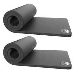 Wakeman 2-pack foam sleeping mats for camping with quick setup