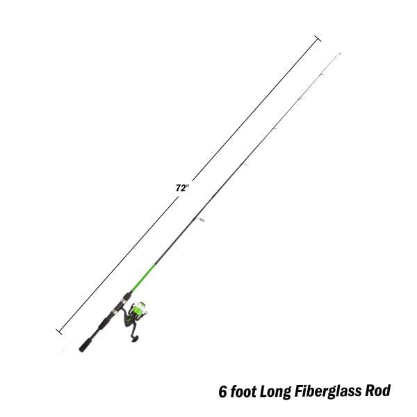 Wakeman Breakline 6ft setup ready for youth fishing adventures on the water.