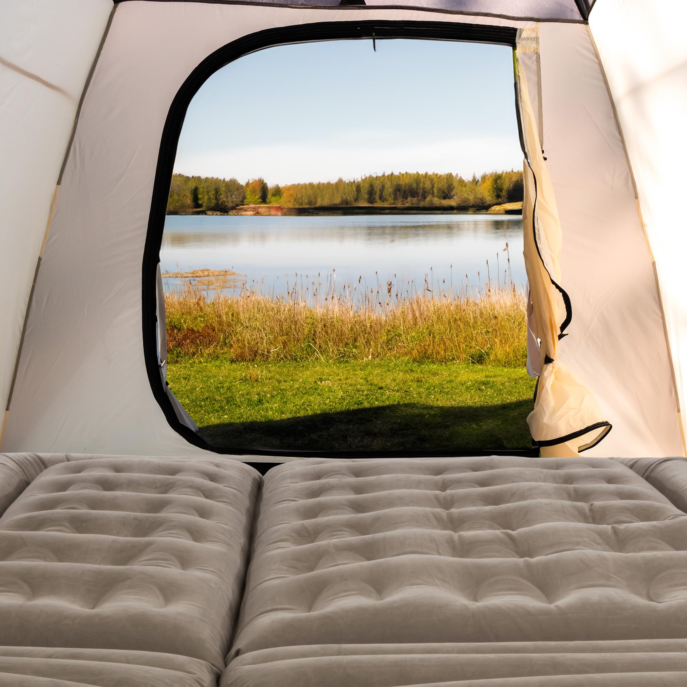 Wakeman mattress supports up to 660 pounds for two adults.