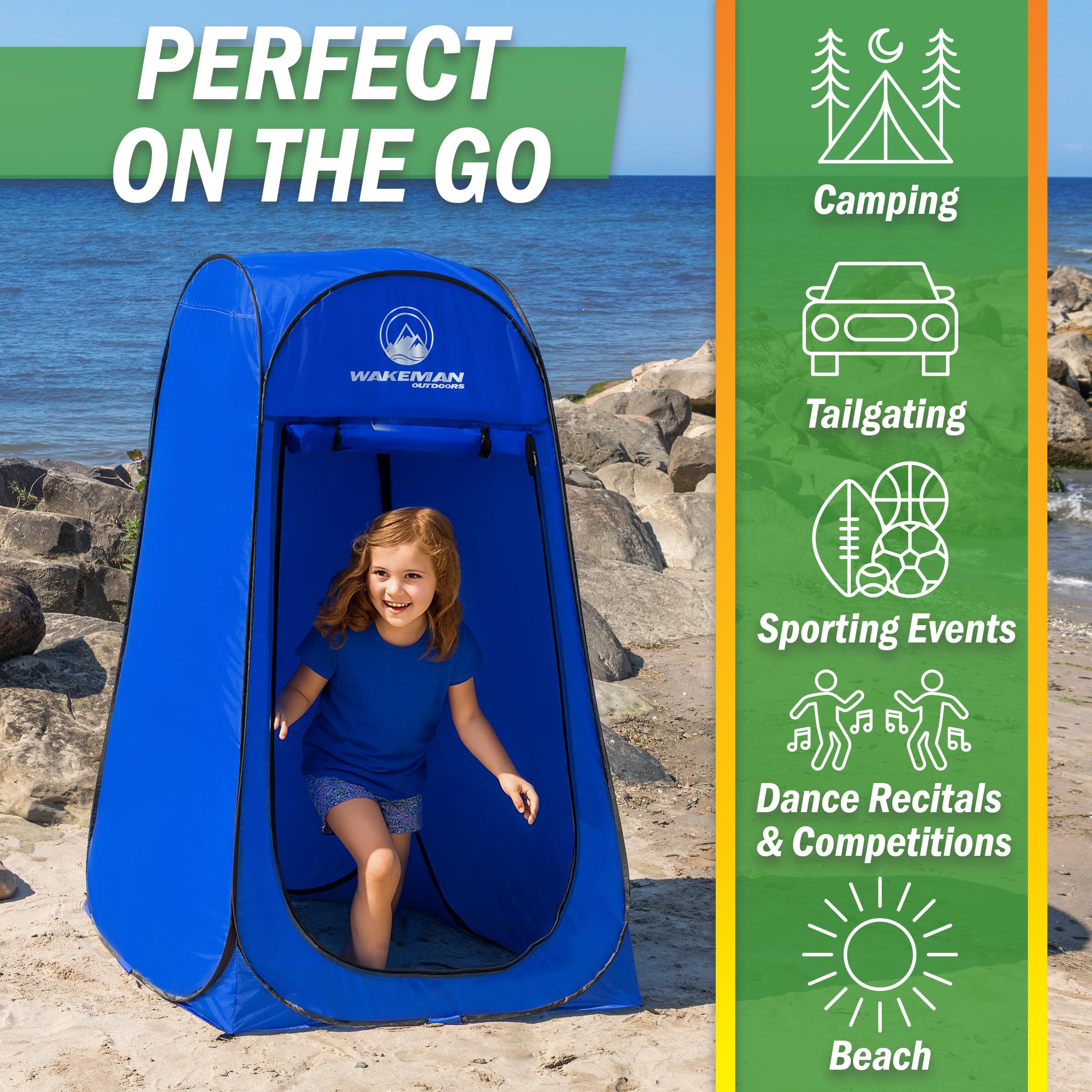 Wakeman carry bag image showing easy transport and storage