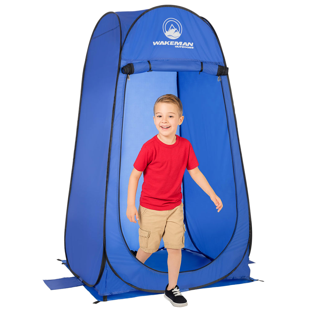 Wakeman kid size pop up changing tent front view for private changing space
