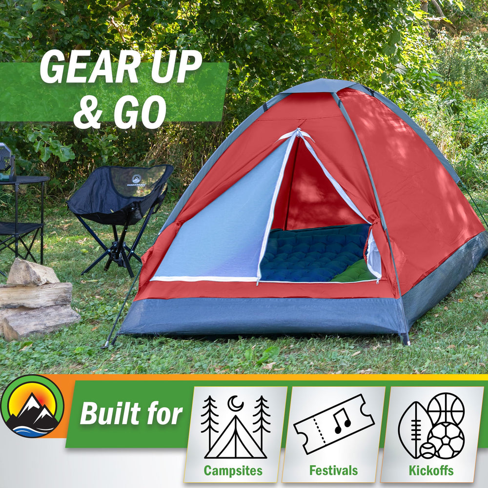 Wakeman Outdoors carrying bag stores tent and accessories