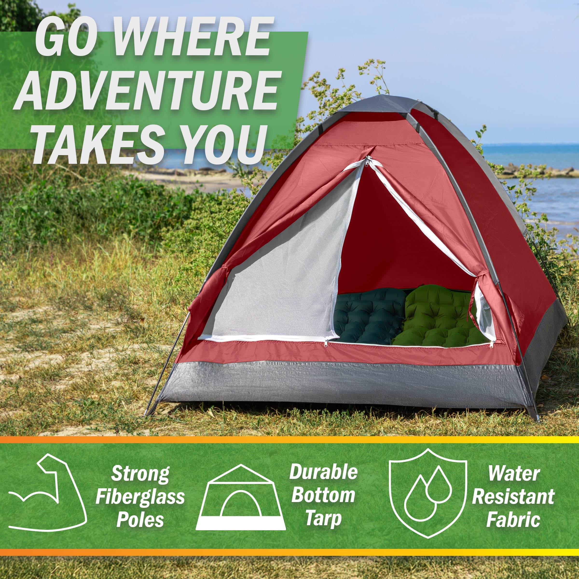 Wakeman Outdoors interior storage pouch keeps essentials handy