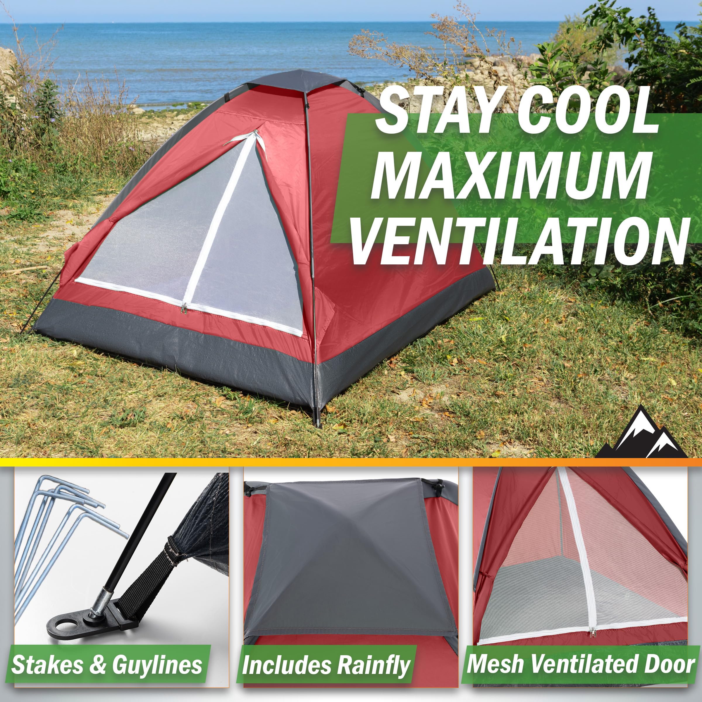 Wakeman Outdoors mesh ventilation door provides airflow while keeping bugs out