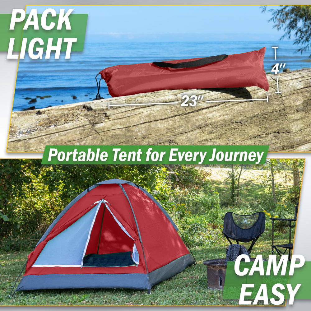 Wakeman Outdoors sturdy poles and stakes ensure stable setup