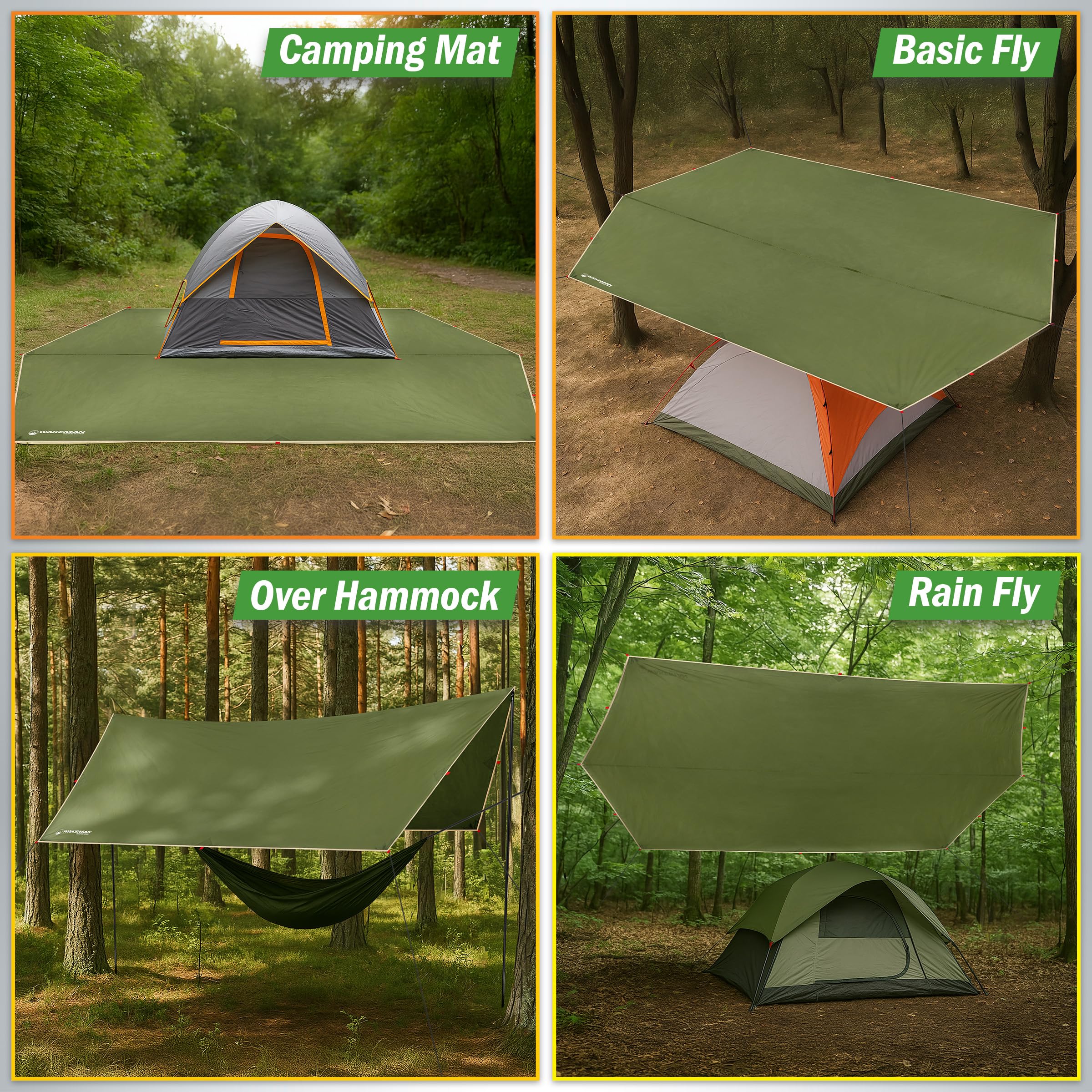 Wakeman Outdoors 3000mm water-resistance for reliable rain protection
