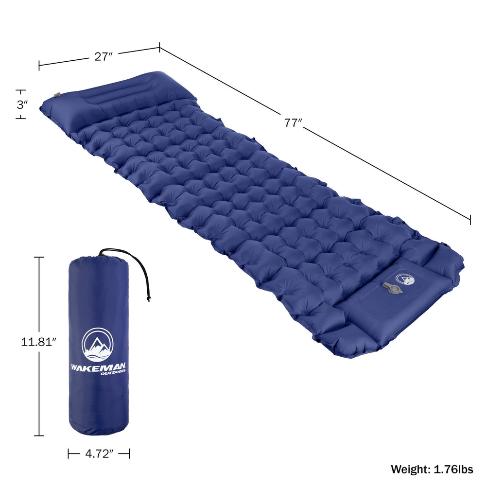 Wakeman Outdoors blue color option enhances campsite visibility