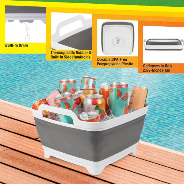 Wakeman BPA-free material ensures safe wash and rinse of produce.