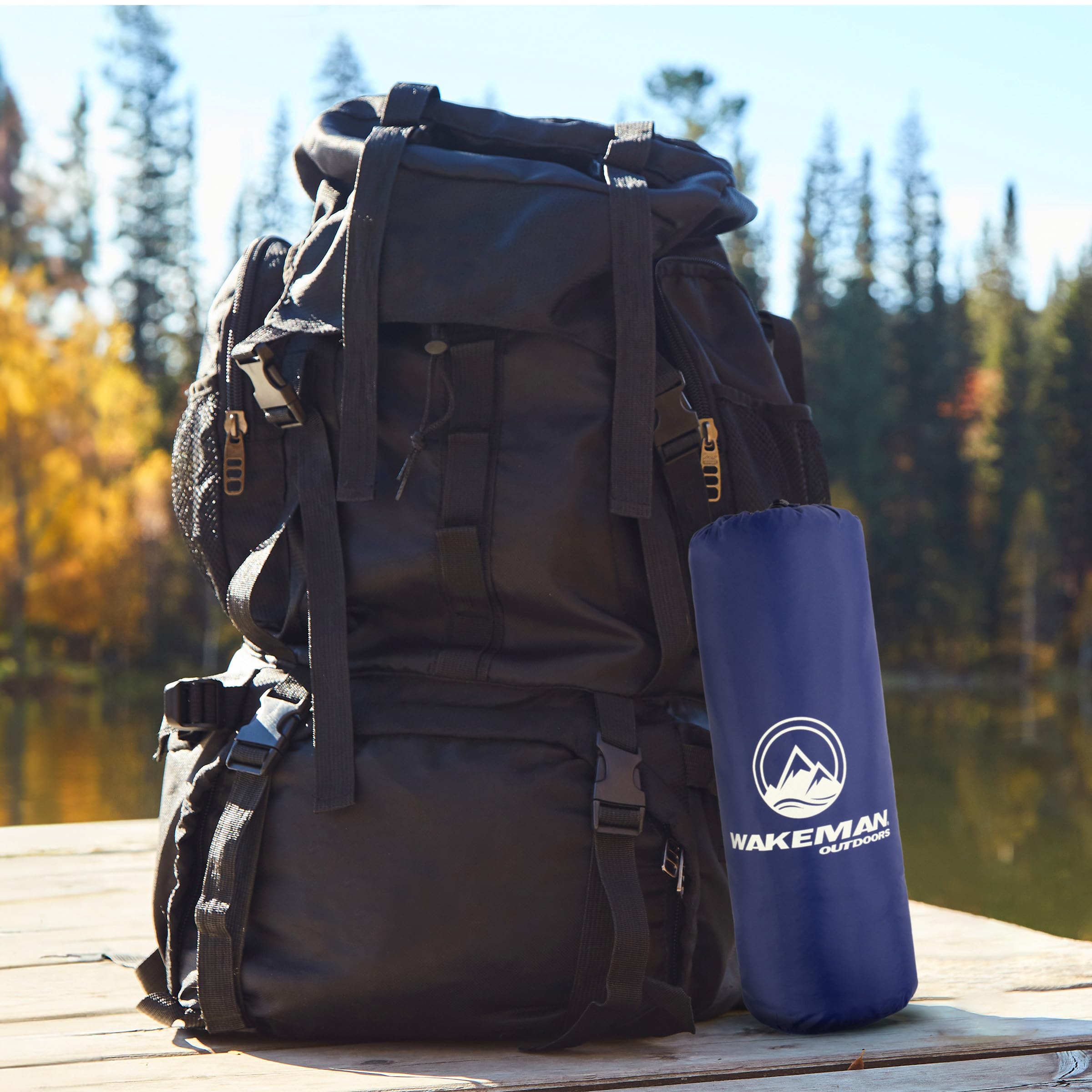 Wakeman Outdoors durable nylon and TPU construction withstands outdoor elements