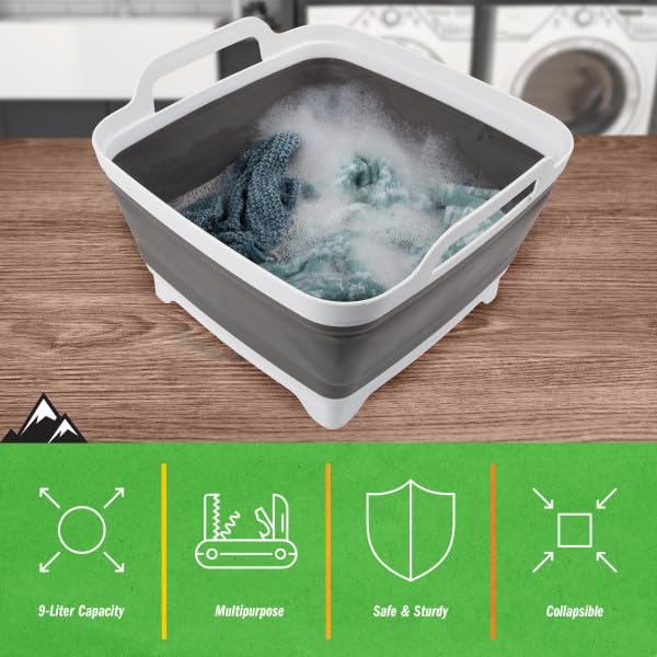 Wakeman 9L basin doubles as an ice bucket during trips.