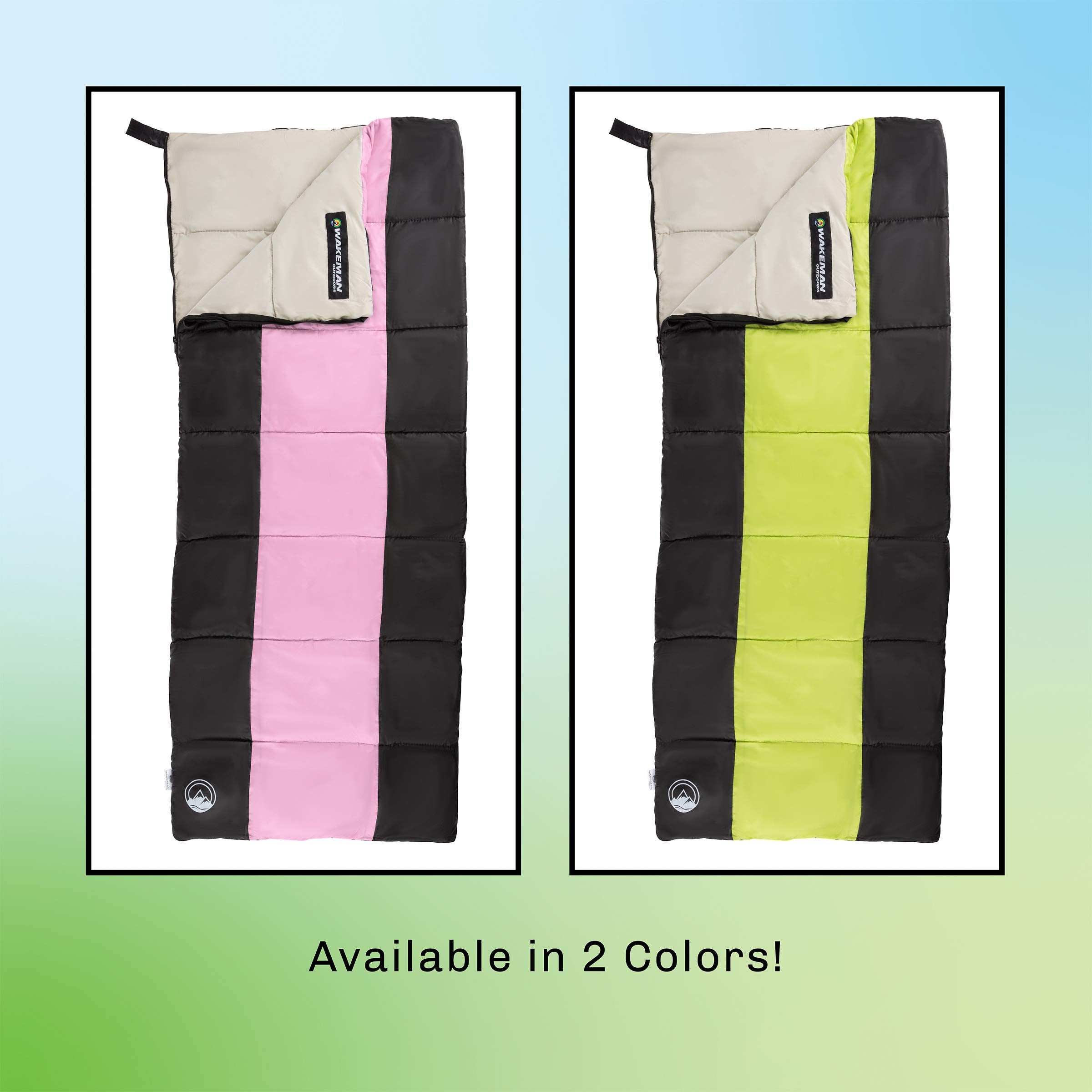 Wakeman Outdoors shell 190t polyester with cotton liner ensures durable interior.