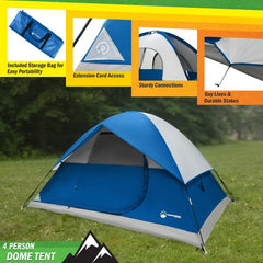 Wakeman outdoors rainfly removable demonstrates quick weather protection during outings.