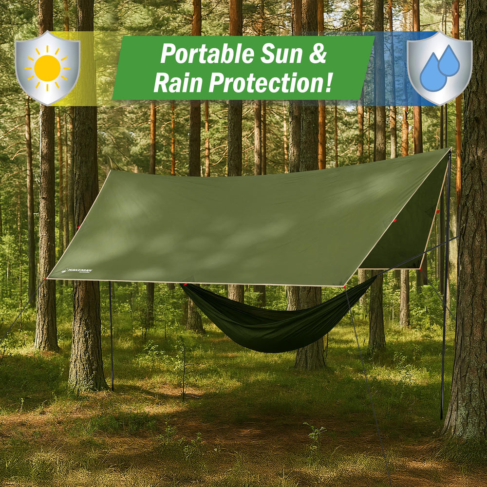 Wakeman Outdoors UPF40+ sun protection blocks harsh sunlight