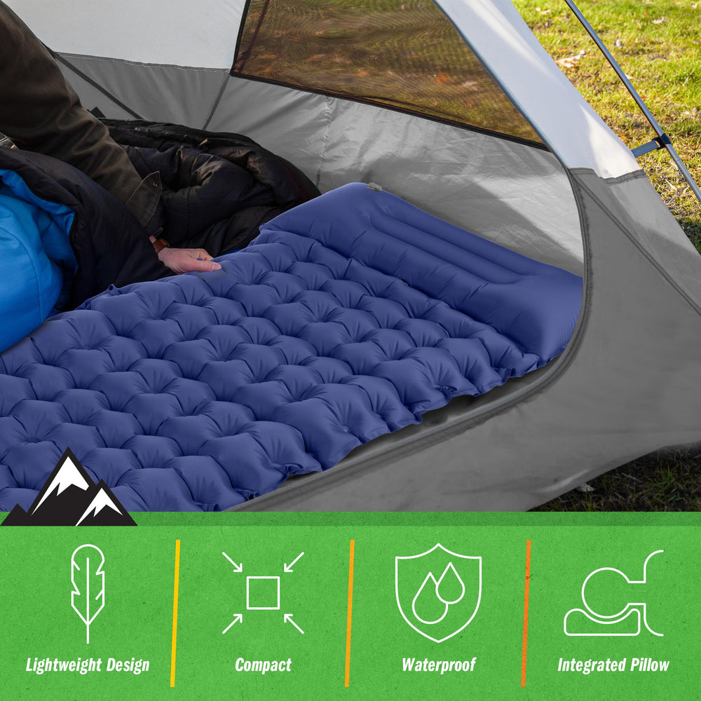 Wakeman Outdoors waterproof camping mattress made from nylon and TPU for rugged use