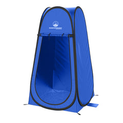 Wakeman Pop Up Pod blue privacy tent for fast changing.