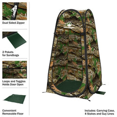 Removable bottom feature of the Wakeman camo pod for cleaning