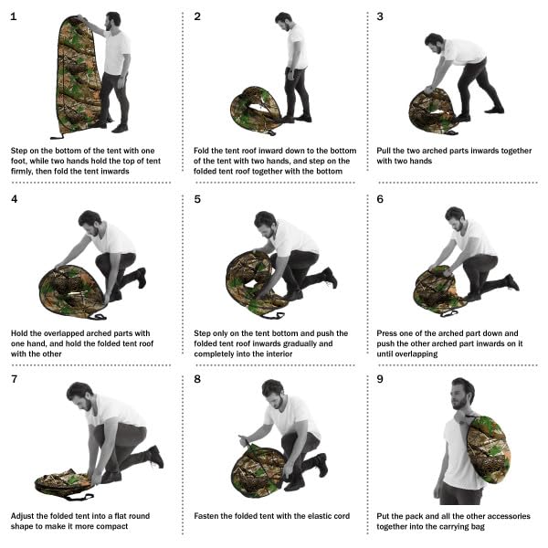 Sandbag pockets on Wakeman camo pod for added stability