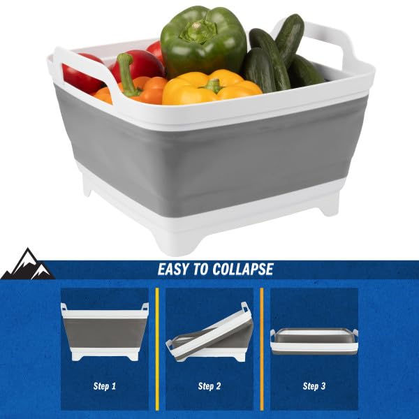 Wakeman Sink folds to 2.87 inches for compact RV storage.