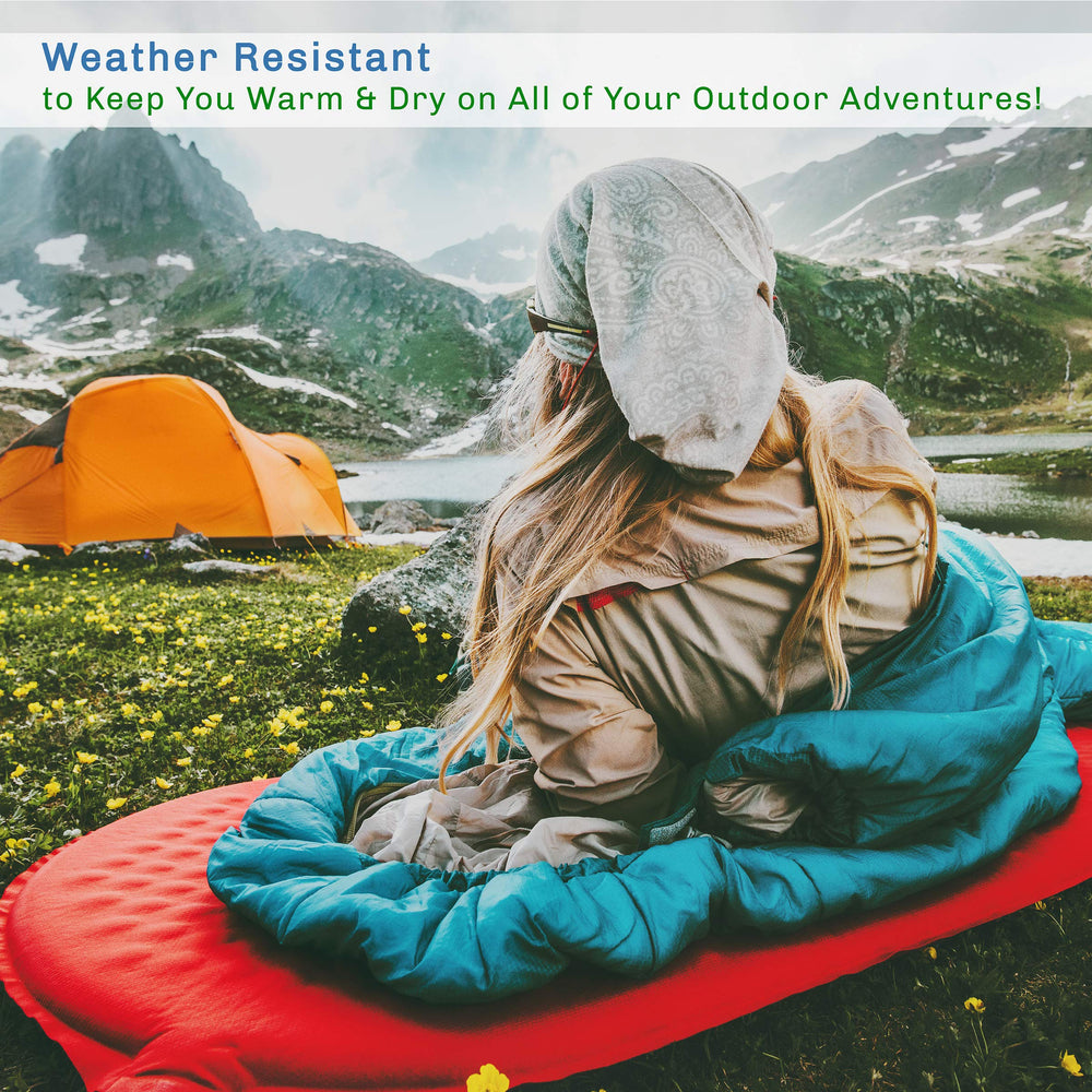 Wakeman sleeping bag compression carry bag keeps gear organized and portable.
