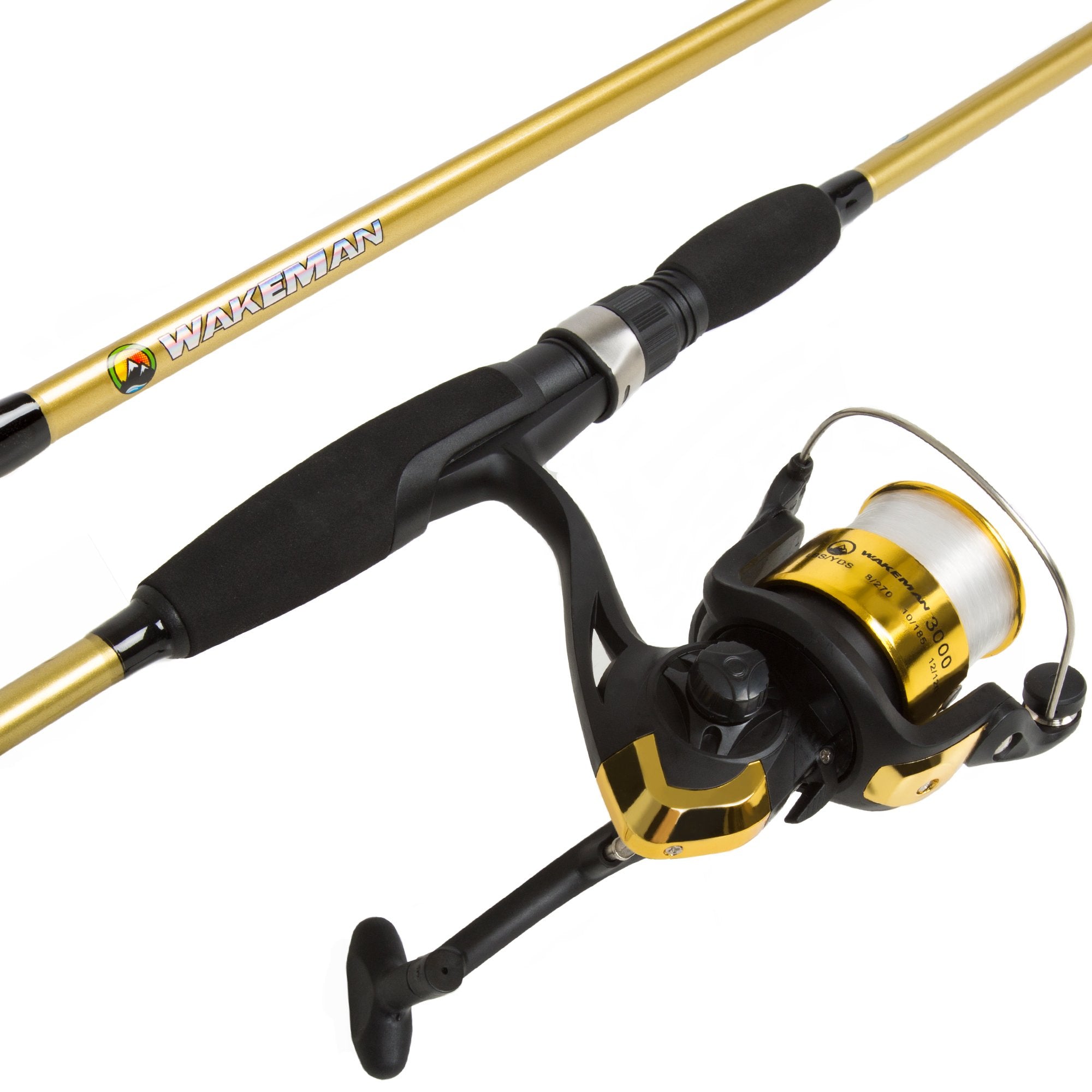 Wakeman Strike Series 78-inch rod for versatile shore and bay fishing.