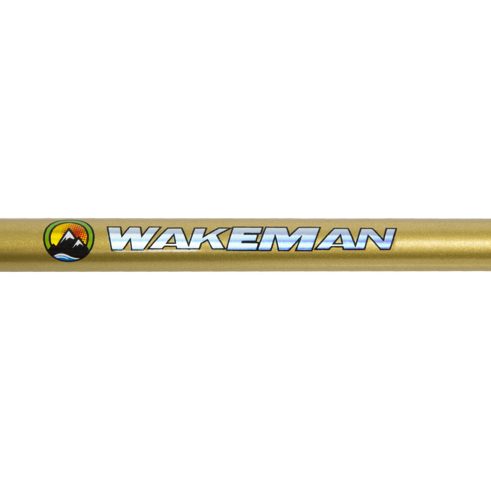 Wakeman Strike Series pre-spooled 250 yards of 6 lb line for quick setup.