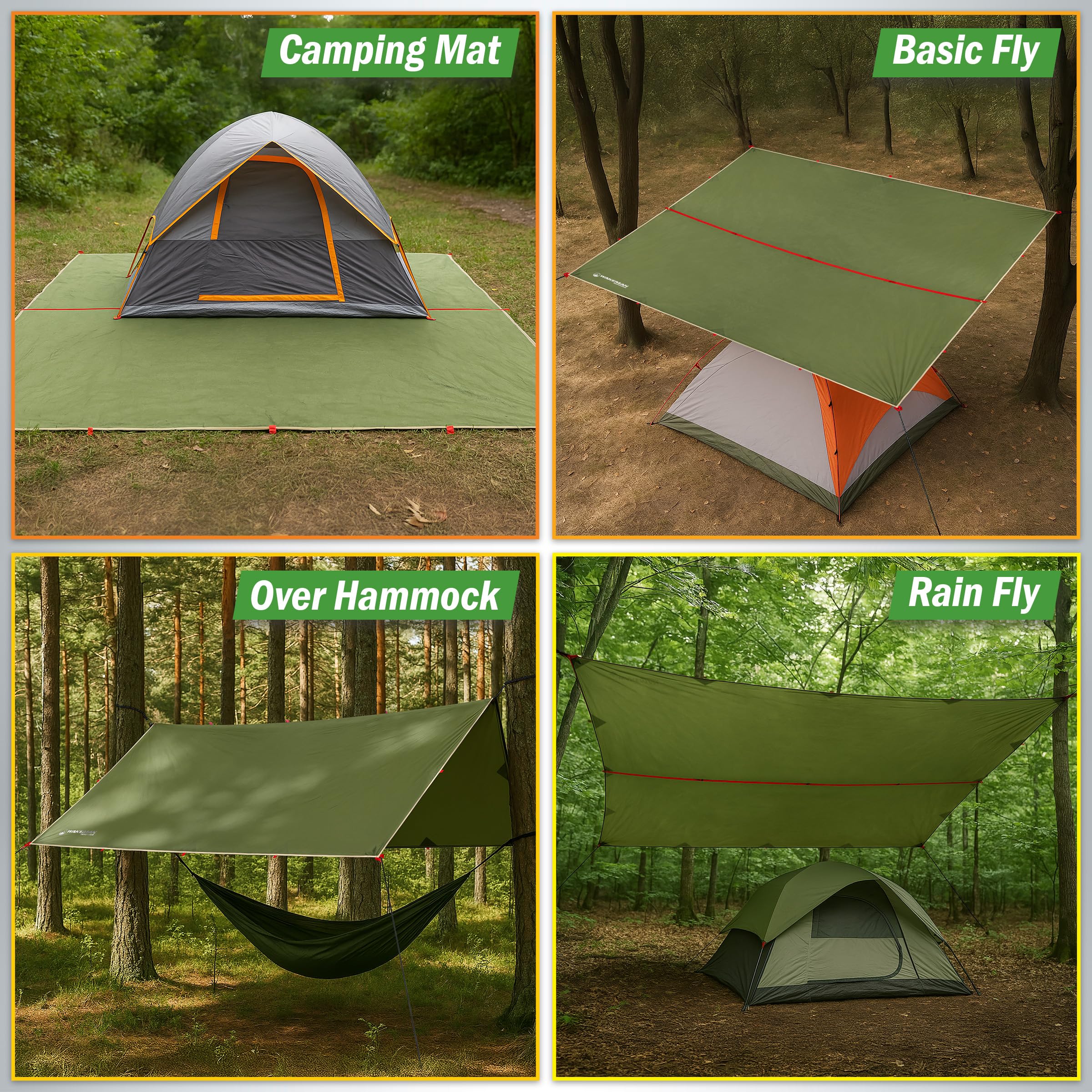 Wakeman tarp dimensions 142 by 116 inches offering ample coverage
