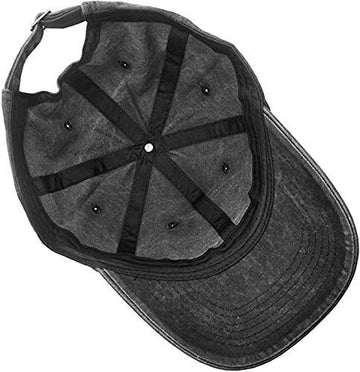 Waldeal vintage denim cap side profile