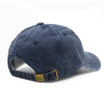 Waldeal Women's Soccer Mom Cap Navy - worn by model outdoors