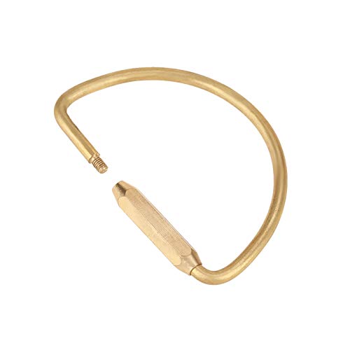 Walfront brass oval ring clip DIY accessory option enhances organization.