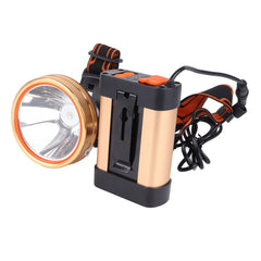 Walfront headlamp with bright beams for wide-area visibility