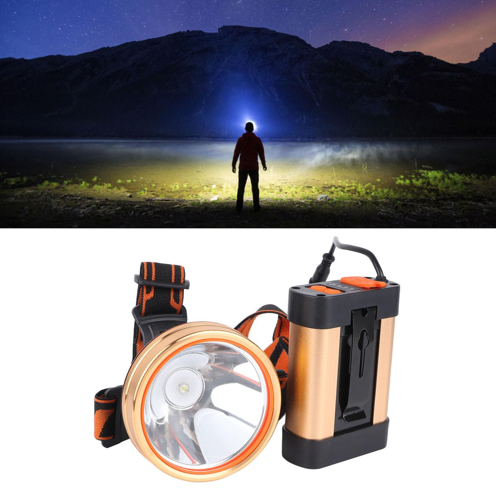 Walfront headlamp hands-free work lighting aids overhead tasks